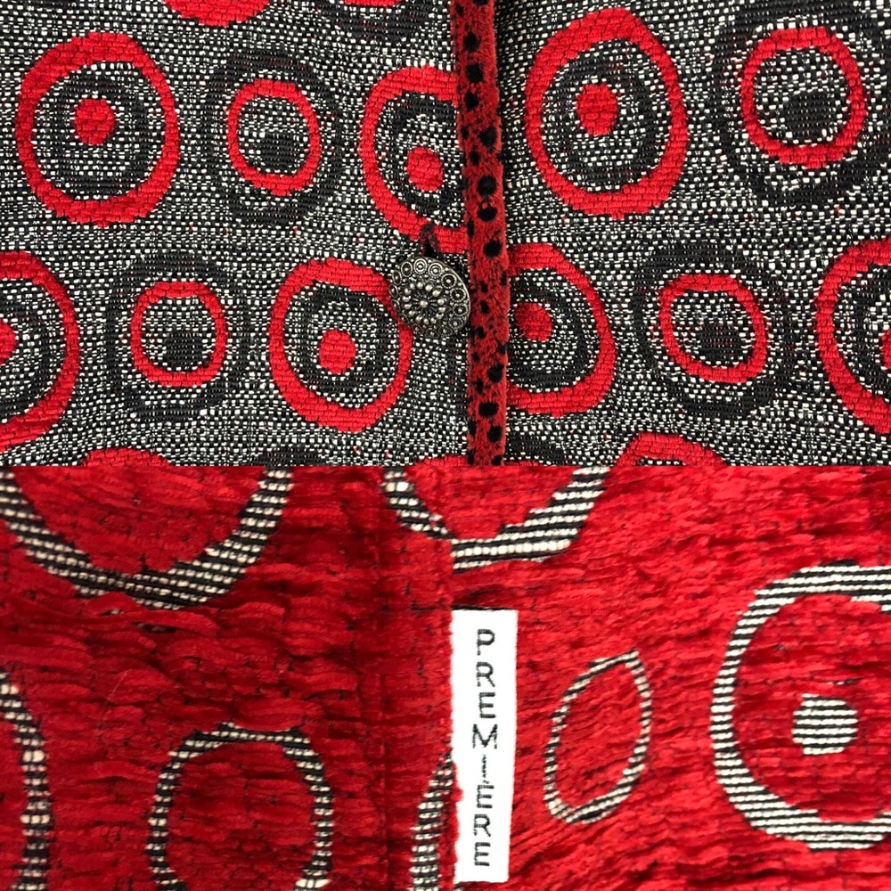 Reversible Jacket Oversized Texture Boho Jacket Xl - image 4